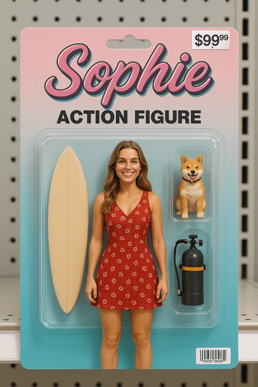 Surfer Action Figure